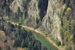 Widok na przeom Dunajca ze szczytu Sokolicy. Jeden z najbardziej spektakularnych widokw w naszym kraju