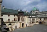 Zamek w Krasiczynie, widok na skrzydo pnocne i baszt Krlewsk