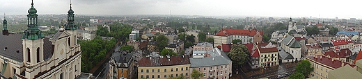 Panorama z gry Lublin