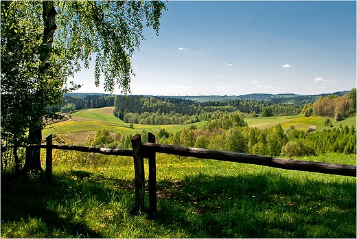 Z punktu widokowego U Pana Tadeusza w Smolnikach.