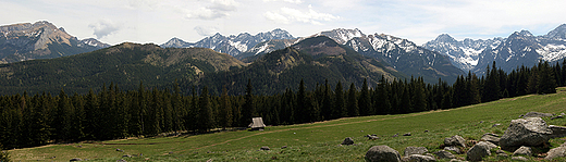 panorama z Rusinowej Polany