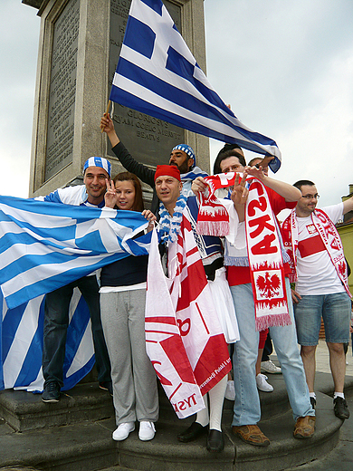 Polsko-Grecka integracja przed meczem otwarcia Euro 2012