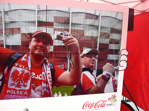 Polska, Biao-Czerwoni. Kibice pod Stadionem Narodowym