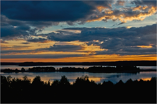 Jezioro Wigry - wyspa Krowa.