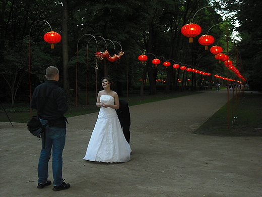 Warszawa. Festiwal Chiskich Lampionw.