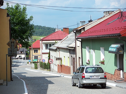 Chciny, uliczka.