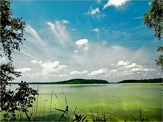 Jezioro Wigry - zatoka Piaski.