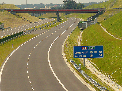 Odcinek autostrady w wierklanach