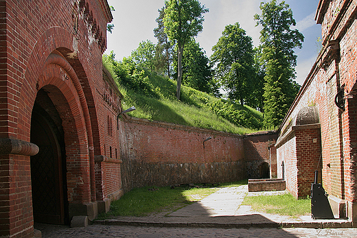 Twierdza Boyen 1844 - 1856r. - przejcie do Bramy Giyckiej