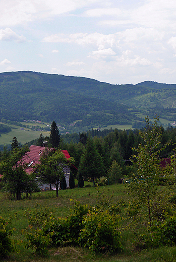 Beskid lski w rejonie Kotarza.