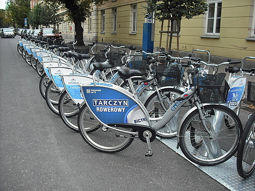 Warszawa. Miejska Wypoyczalnia Rowerw.