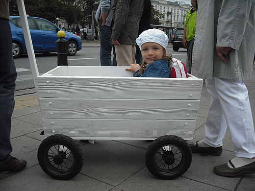 Warszawa. Nowy rodek transportu.