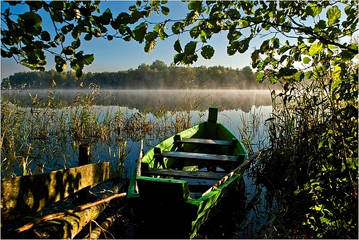 Suwalszczyzna Jezioro Pobondzie.