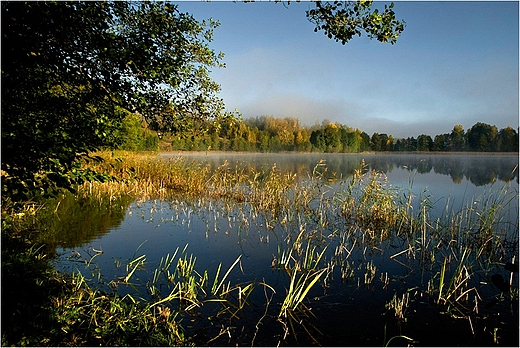 Suwalski Park Krajobrazowy - jezioro Pobondzie.