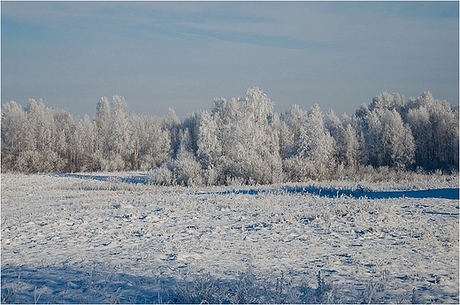 Zima na Suwalszczynie.