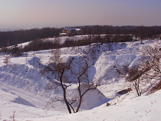 Wulkan w niegu...czyli spacerkiem po Rezerwacie Geologicznym Gry w. Anny