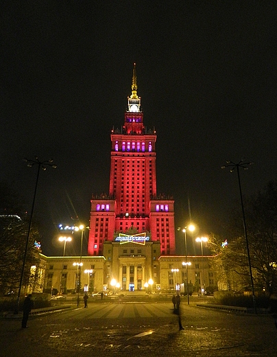 Warszawa. Sylwestrowy PKiN.