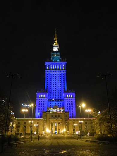 Warszawa. Sylwestrowy PKiN.