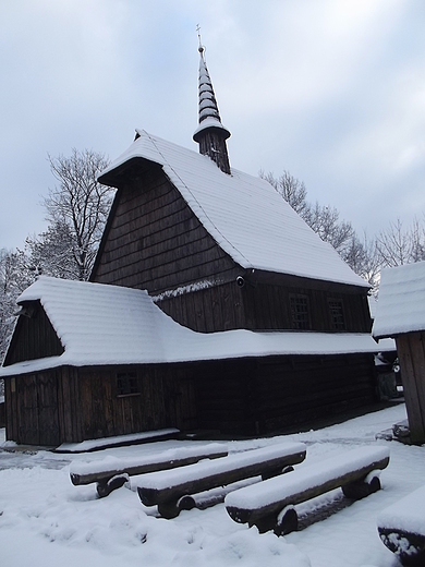 Koci Michaa Archanioa z 1510 roku, przeniesiony w 1938r z  Syrynii