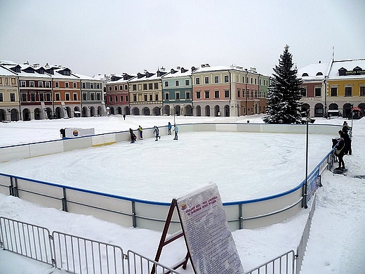 Rynek Wielki. lodowisko