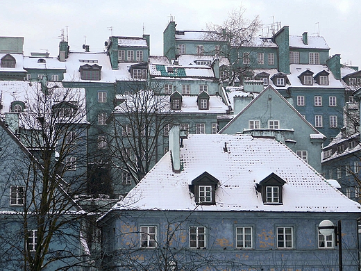 Warszawa. Dachy Starwki.