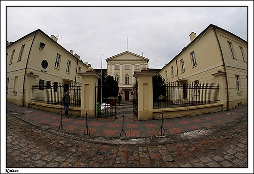 Kalisz - Budynek Dawnej Szkoy Wojewdzkiej obecnie Liceum im A.Asnyka ... FishEye 8mm