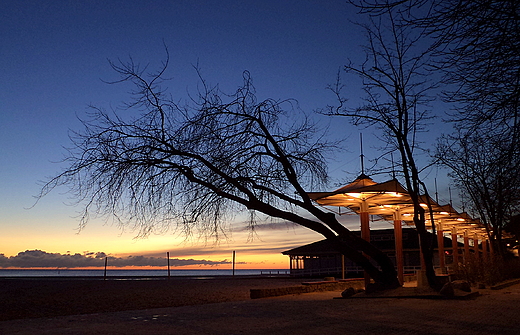 Gdynia  wejcie na pla o wicie.