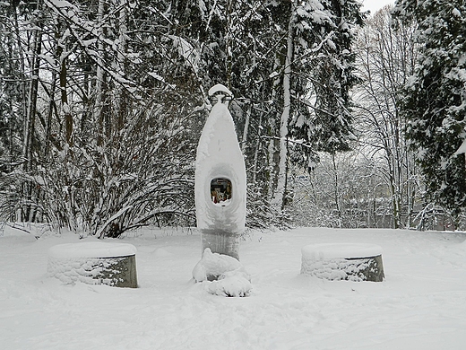 Warszawa. Zimowy Park Skaryszewski.