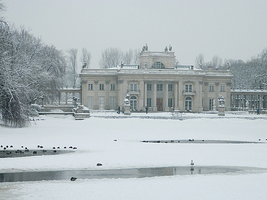 Warszawa. Zimowe azienki.