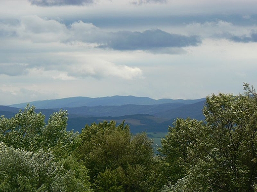 Z przeczy Beskid w stron Sowacji.