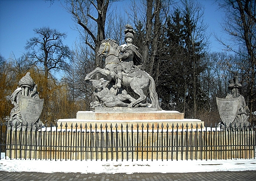 Warszawa. Pomnik Jana III Sobieskiego.