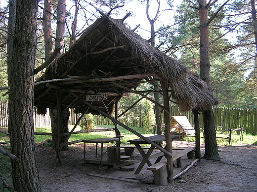 Skansen wioski neolitycznej w Krzemionkach