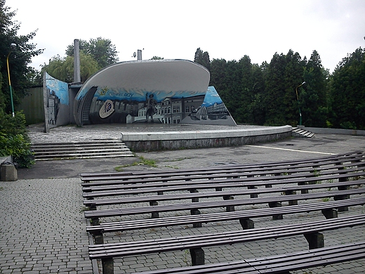 Sosnowiec-Kazimierz Grniczy.Amfiteatr w Parku Lena.