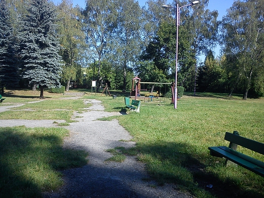 Czelad-Piaski.Park przy Ul.Nowopogoskiej.