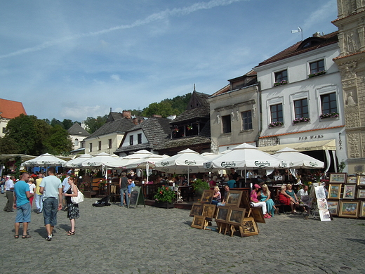 urokliwy ryneczek -  Kazimierz Dolny