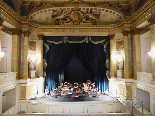 Warszawa. azienki Krlewskie. Teatr Stanisawowski w Starej Pomaraczarni.