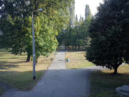 Sosnowiec-Milowice.Park przy Ulicy Podjazdowej.