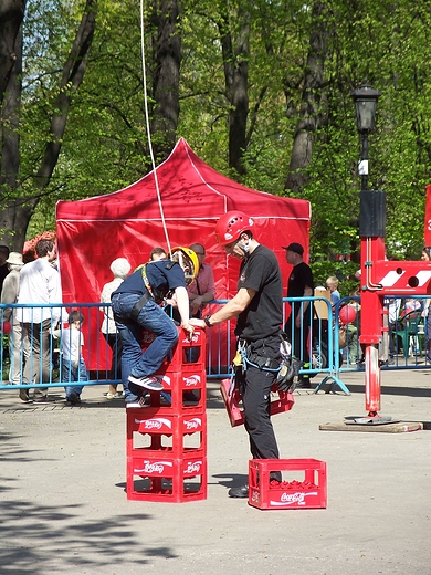 Warszawa,Plac Pisudskiego, piknik z okazji Dnia Straaka, 5 maja 2013r.