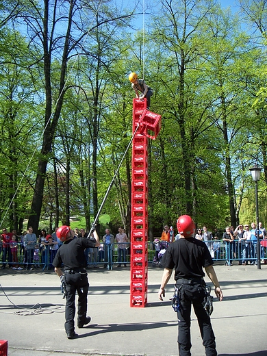 Warszawa, piknik zokazjiDnia Straaka.