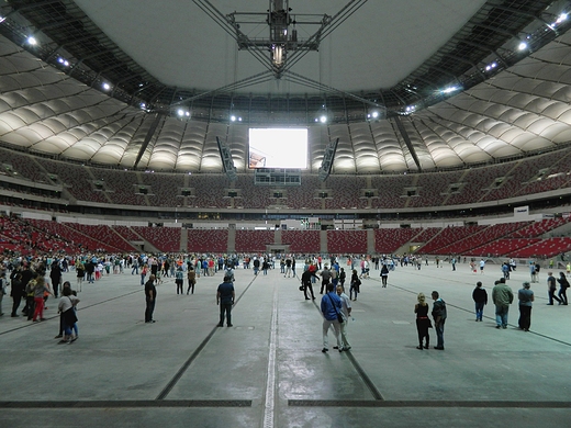 Warszawa. Noc Muzew 2013. Stadion Narodowy.