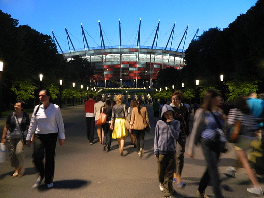 Warszawa. Noc Muzew 2013. Stadion Narodowy.