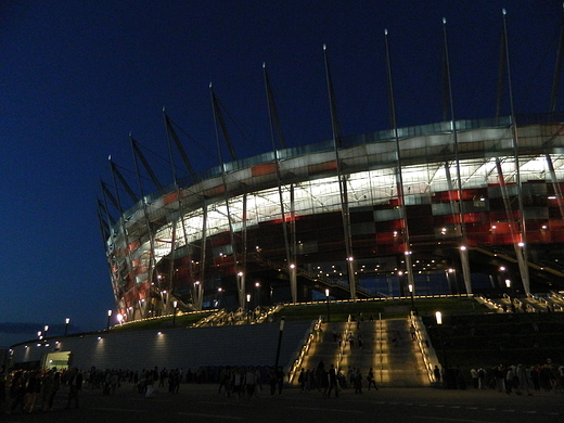 Warszawa. Noc Muzew 2013. Stadion Narodowy.