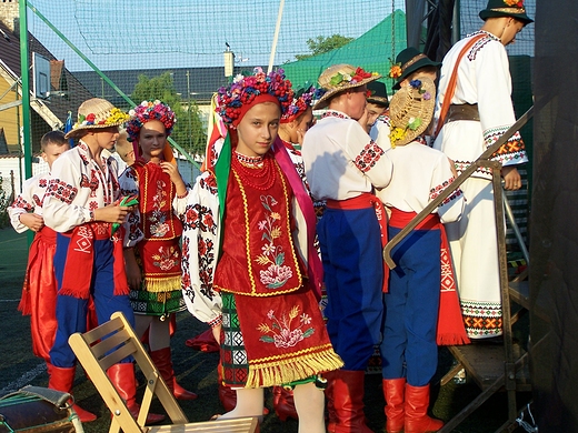 Oarw Maz. festiwal folkloru, po zmianie strojw- na estrad.