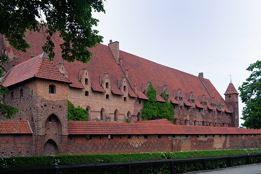 Malbork. Zamek redni-skrzydo wschodnie.