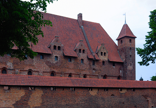 Malbork. Fragment Zamku redniego.