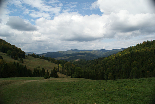 Widok ze szlaku na Wysok