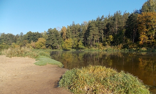 Szczypiorno. Poranek nad Wkr.