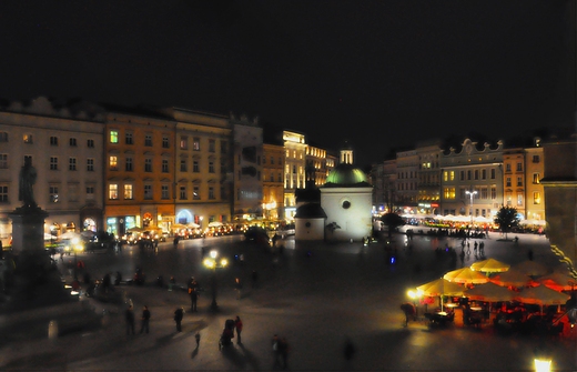 widok na Krakowski rynek