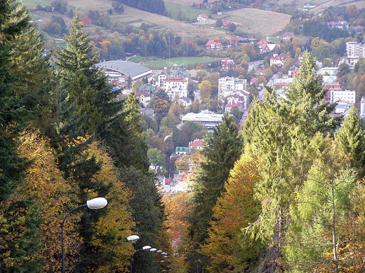 Krynica Zdrj - widok z Gry Parkowej