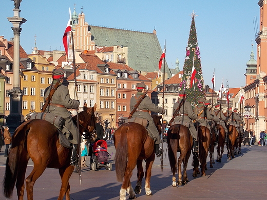 Warszawa. Obchody 95-tej rocznicy wybuchu Powstania Wielkopolskiego.